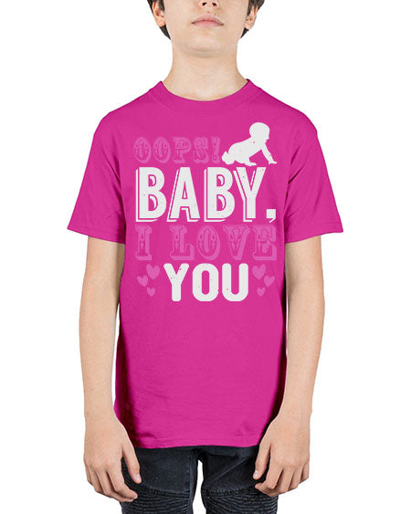 Oops Baby I love You Style 180# - baby - Youth Tee Unisex