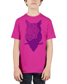 OwlMandalaUpdated 976# - mandala - Youth Tee Unisex