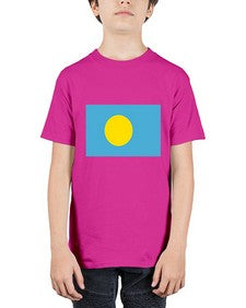 Palau 1567# - world flags - Youth Tee Unisex