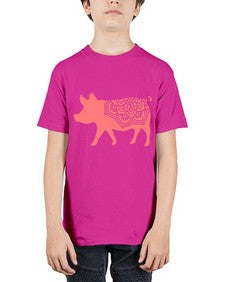 PigMandala 985# - mandala - Youth Tee Unisex