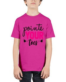 Pointe your toes 176# - ballet - Youth Tee Unisex