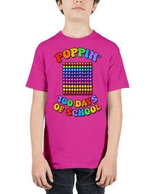 Poppin my way through 650# - one hundred days - Youth Tee Unisex