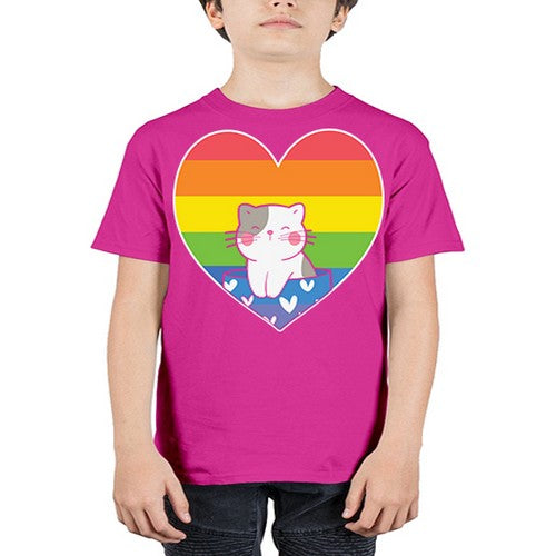 Pride Cat LGBT Kawaii Cats Anime 276# - anime - Youth Tee Unisex