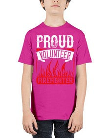 Proud Volunteer Firefighter Style 35# - volunteer - Youth Tee Unisex