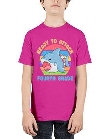 Ready to Attack fourth Grade 711# - fourth grade - Youth Tee Unisex