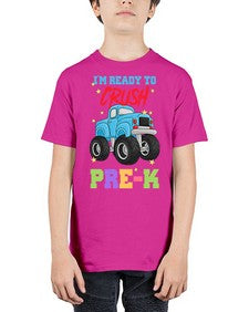 Ready to Crush PreK Monster 720# - prek headstart - Youth Tee Unisex