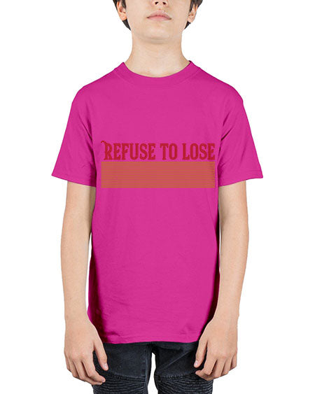 Refuse to lose 1902# - badminton - Youth Tee Unisex