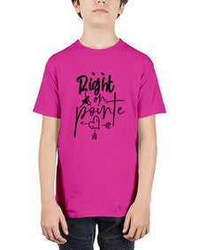Right on pointe 181# - ballet - Youth Tee Unisex