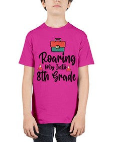Roaring My Into eighth Grade 757# - eighth grade - Youth Tee Unisex