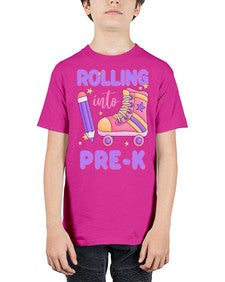 Rolling into PreK 788# - prek headstart - Youth Tee Unisex