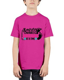 Saving Babies One Shift At A Time Style Style 1371# - nurse - Youth Tee Unisex