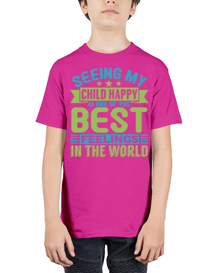 Seeing my child happy is the Best Feeling Style 201# - baby - Youth Tee Unisex