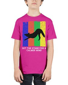 Set the Stage 515# - yoga - Youth Tee Unisex