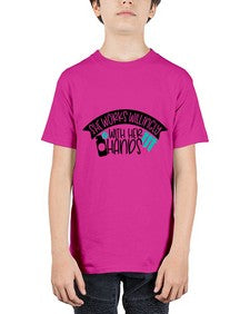 She Works Willingly With Her Hands Style Style 1389# - nurse - Youth Tee Unisex