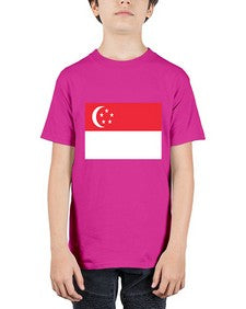 Singapore 1842# - world flags - Youth Tee Unisex