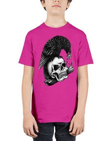 Skull Crow 1052# - graphic - Youth Tee Unisex