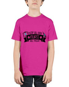 Sleep All Day Nurse All Night Style Style 1398# - nurse - Youth Tee Unisex