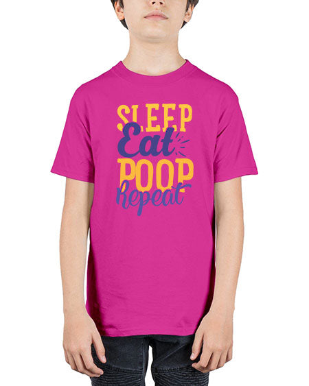 Sleep Eat Poop Repeat Style 206# - baby - Youth Tee Unisex