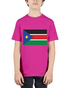 South Sudan 1873# - world flags - Youth Tee Unisex