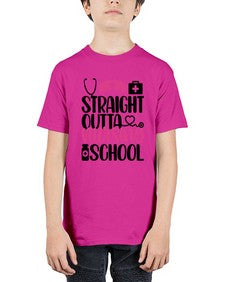 Straight Outta Nursing Style Style 1426# - nurse - Youth Tee Unisex
