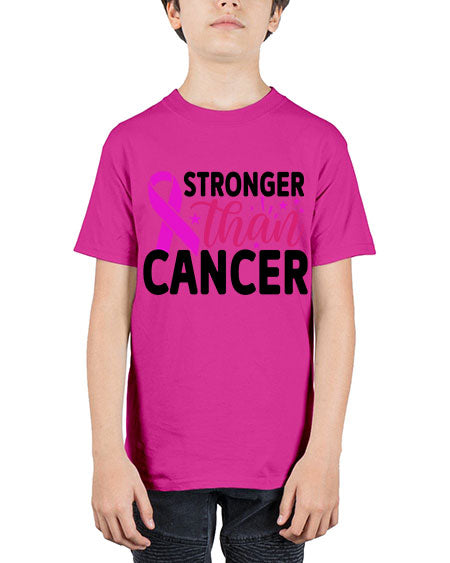Stronger Than Cancer 6# - breast cancer - Youth Tee Unisex