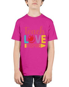 Teach Love Inspire 1444# - teacher - Youth Tee Unisex