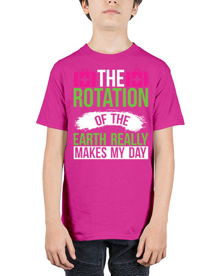 The Rotation Of The Earth Really Makes My Day 7# - nature - Youth Tee Unisex