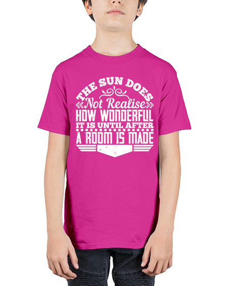 The Sun does not realise how wonderful it is until after a room is made Style 435# - architect - Youth Tee Unisex