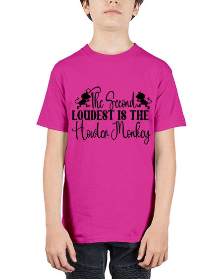 The second loudest is the  - monkey - Youth Tee Unisex