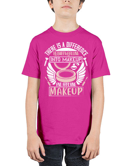 There is a difference between falling into makeup and applying makeup Style 178# - beauty - fashion - Youth Tee Unisex
