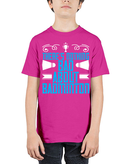 There’s nothing bad about badminton 1812# - badminton - Youth Tee Unisex