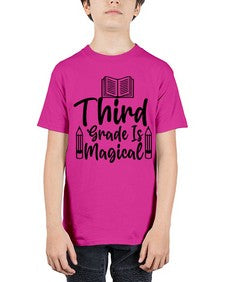 Third Grade Is Magical 961# - third grade - Youth Tee Unisex