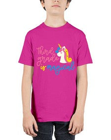 Third Grade Is Magical 963# - third grade - Youth Tee Unisex