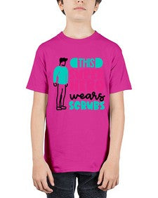 This Superhero Wears Scrubs Style Style 1564# - nurse - Youth Tee Unisex