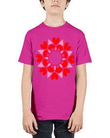 ValentineMandalaOPT 1194# - mandala - Youth Tee Unisex