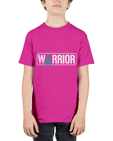 Warrior PTSD Awareness Teal Military 2# - PTSD - Youth Tee Unisex