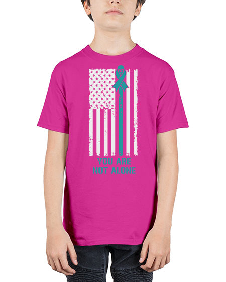 You Are Not Alone PTSD 1# - PTSD - Youth Tee Unisex
