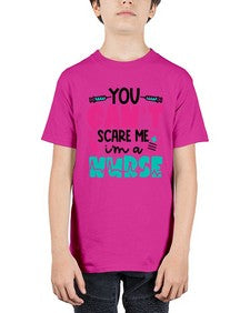 You Cant Scare Me Im A Nurse Style Style 1680# - nurse - Youth Tee Unisex