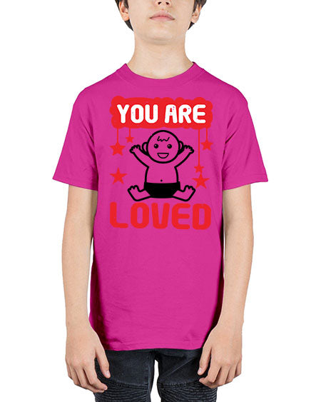 You are loved Style 241# - baby shower - Youth Tee Unisex