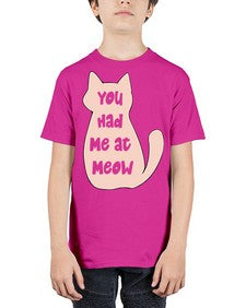 You had Me at Meow - cats - Youth Tee Unisex