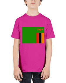 Zambia 2160# - world flags - Youth Tee Unisex