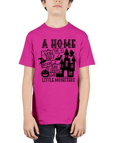 a home of a were wolf witch and their little monsters 53# - witch - Youth Tee Unisex