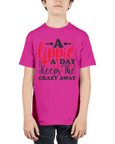 a lippie a day keeps the crazyaway Style 166# - beauty - fashion - Youth Tee Unisex