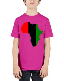 africamap 275# - black words and phrases - Youth Tee Unisex