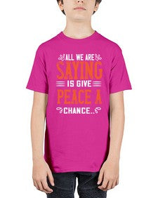 all we are saying 18# - vegan - Youth Tee Unisex