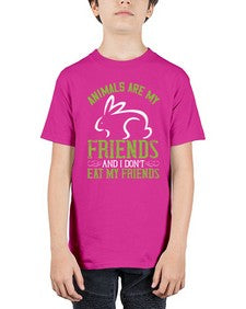 animals are my friends and i dont eat my friendss 560# - vegan - Youth Tee Unisex
