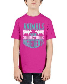animals are not ingredients 562# - vegan - Youth Tee Unisex
