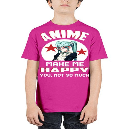 anime make me happy you not so much210# - anime - Youth Tee Unisex