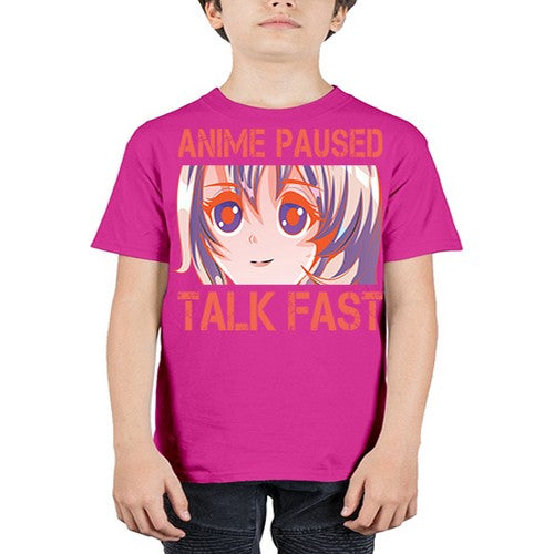 anime paused talk fast211# - anime - Youth Tee Unisex
