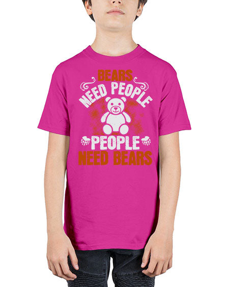 bears need people people need bears 59# - bears - animals - Youth Tee Unisex
